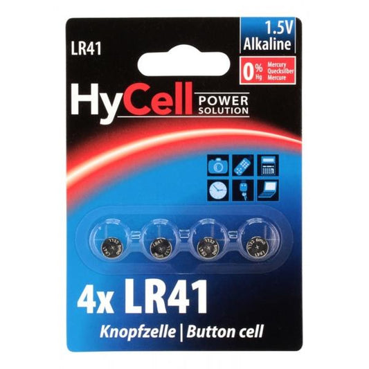 HyCell 1516-0025 batteria per uso domestico Batteria monouso LR41 Alcalino