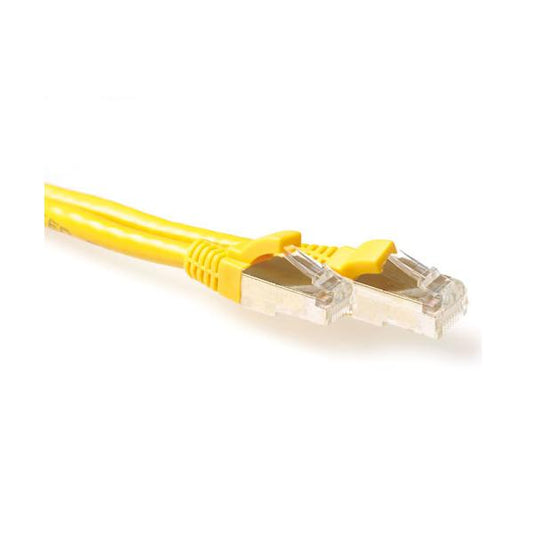 ACT FB7801 cavo di rete Giallo 1 m Cat6a S/FTP (S-STP)
