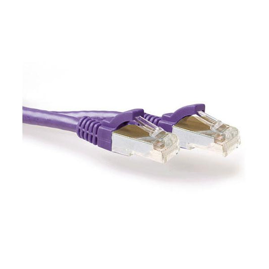 ACT FB2325 cavo di rete 0,25 m Cat6a S/UTP (STP) Porpora