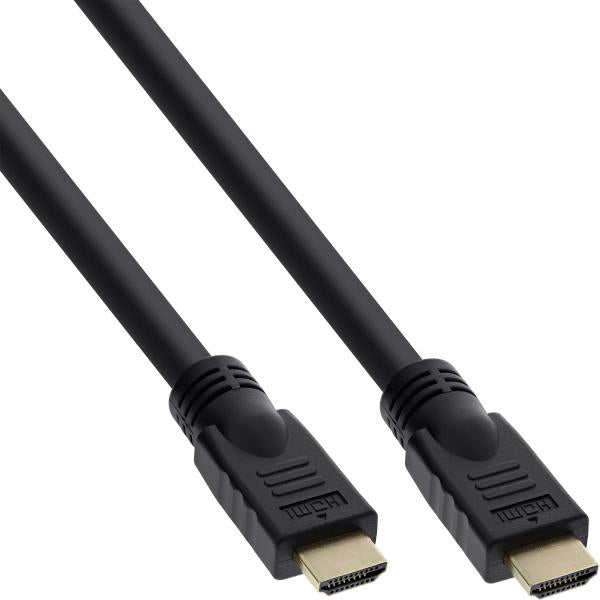 InLine Cavo HDMI 2.0, High Speed, Ethernet, 4K2K, 4K3D, 7,5m, Premium, dorato