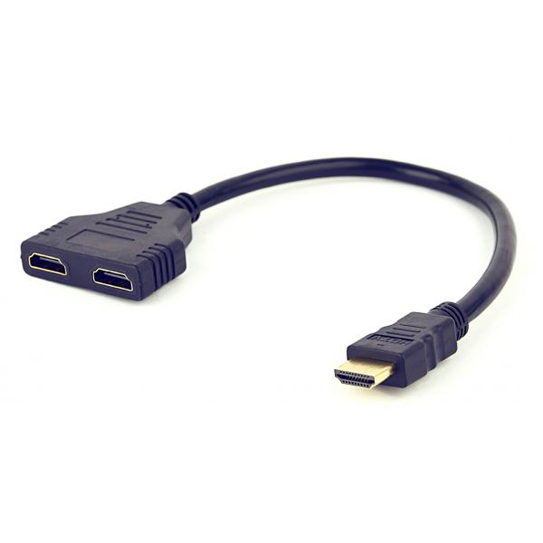 Gembird DSP-2PH4-04 HDMI 2 x HDMI Nero cavo HDMI