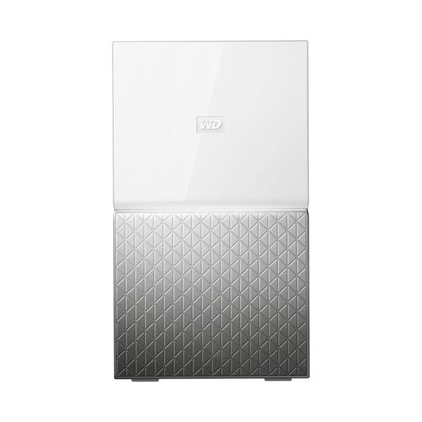 Western Digital MY CLOUD HOME Duo dispositivo di archiviazione cloud personale 6 TB Collegamento ethernet LAN Argento, Bianco