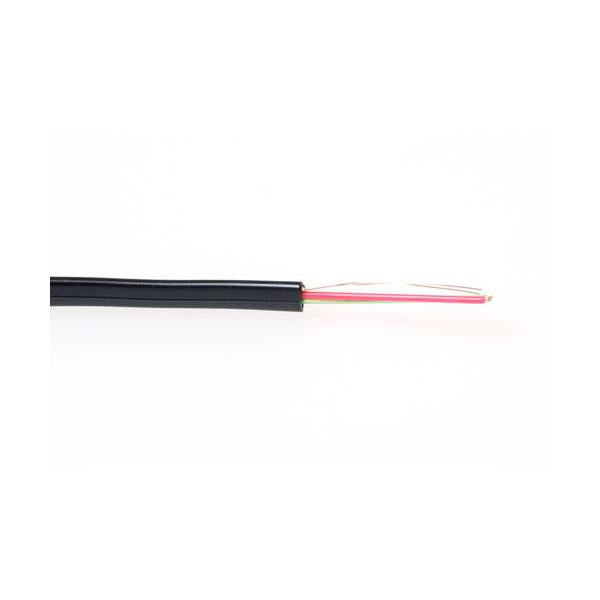 ACT 4-wire Modular Flatcable 100 m Nero
