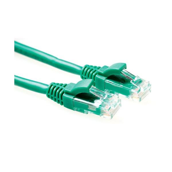 ACT UTP Cat5E 3.0m cavo di rete Verde 3 m