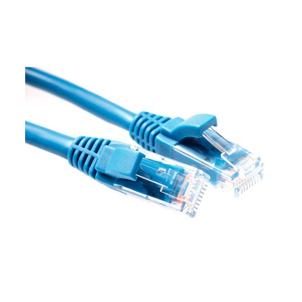 ACT UTP Cat5E 1.0m cavo di rete Blu 1 m