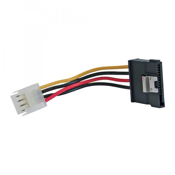 InLine Cavo adattatore di alim., 1x 3,5" M a SATA con linguetta, 0,15m