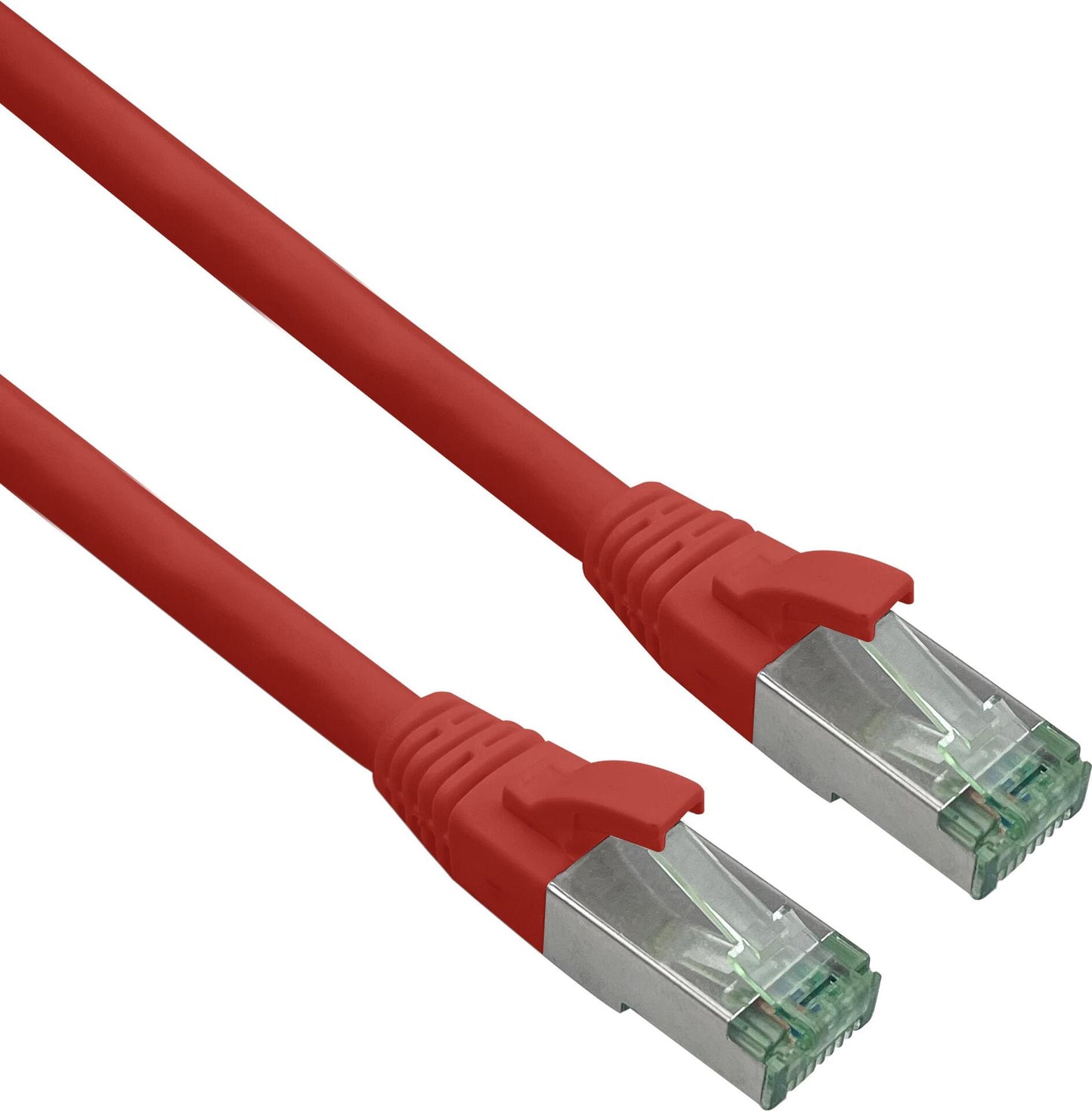 Herweck Helos - Patch-Kabel - RJ-45 (M) zu RJ-45 (M) - 20,0m - 6 mm - SFTP, PiMF - CAT 7 (Kabel) / CAT 6a (Anschlsse) - geschirmt, halogenfrei, geformt, ohne Haken, verseilt, Knickschutzmanschette -