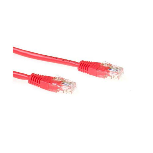 ACT IB5503 cavo di rete Rosso 3 m