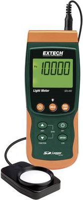 EXTECH SDL400 Lux-Meter mit integriertem Datenlogger, Beleuchtungsmessgert mit optionaler Temperatu (SDL400)
