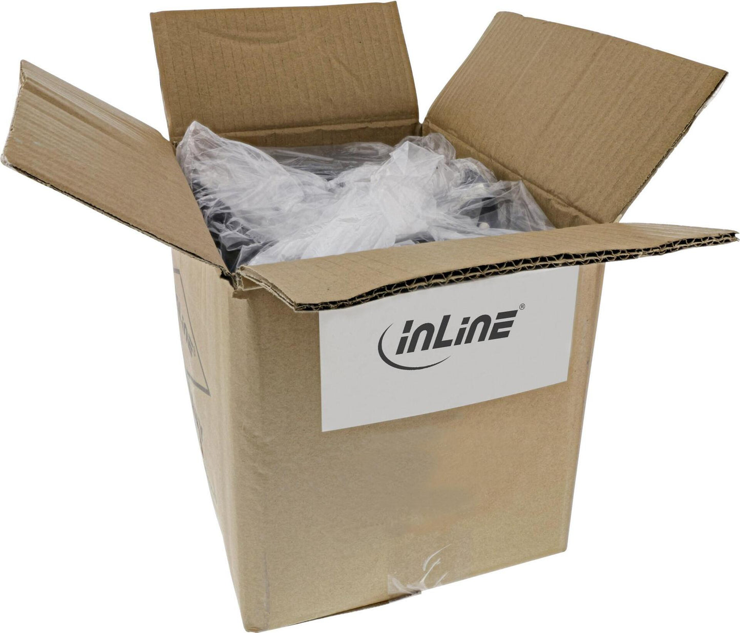 InLine 70er Bulk-Pack USB 2.0 Kabel A an B schwarz Kontakte gold - Kabel - Digital/Daten - m (B-34518S)