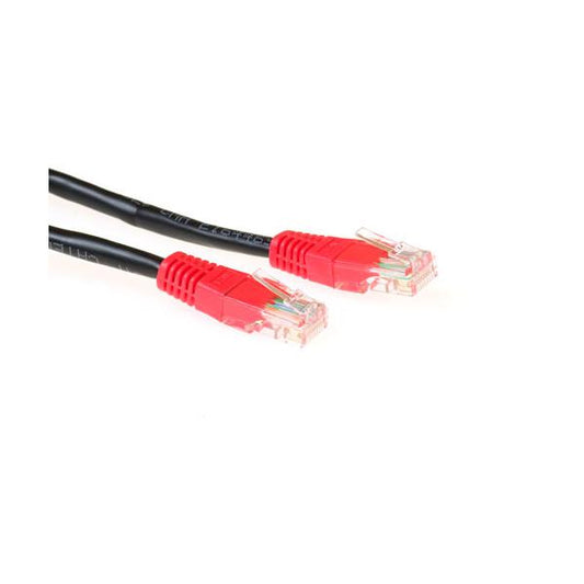 ACT IB6151 cavo di rete Nero, Rosso 1,5 m Cat5e U/UTP (UTP)