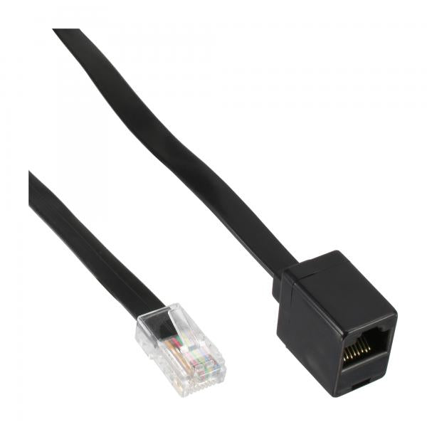 InLine Cavo ISDN, RJ45 8P/8C maschio/femmina, configurazione a 8pin 1:1, 3m