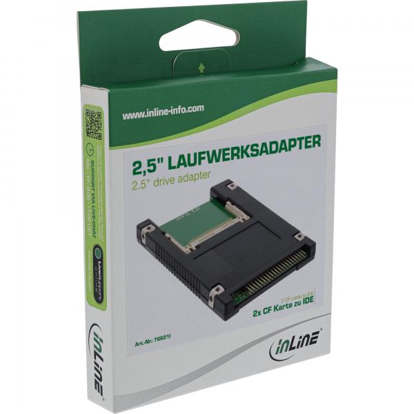 InLine Adattatore interno per memorie Compact Flash a IDE, slot 2,5"