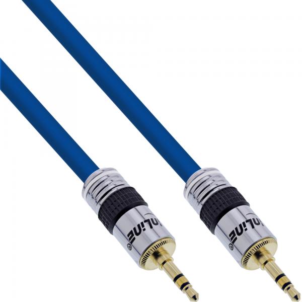 InLine Cavo Audio Jack 3,5mm m. / m., 20m, schermato, dorato, stereo, PREMIUM