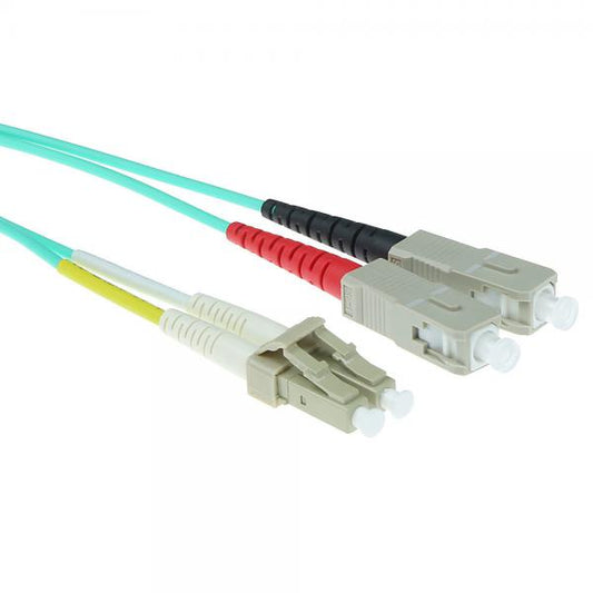ACT RL8610 cavo a fibre ottiche 10 m LC SC Blu