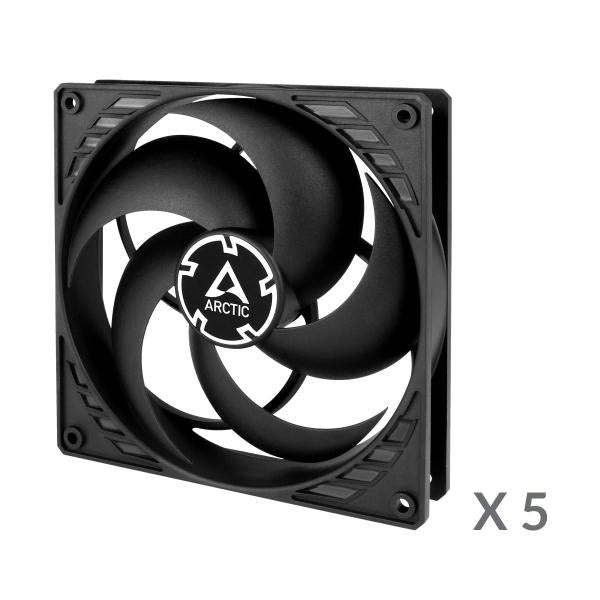 ARCTIC P14 PWM PST Value Pack Computer case Ventilatore 14 cm 5 pezzo(i) Nero