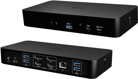 i-tec Dockingstation - USB-C / USB4 / Thunderbolt 3 / Thunderbolt 4 / Thunderbolt 5 /USB-A (CAINTGDUAL4KDOCPD)