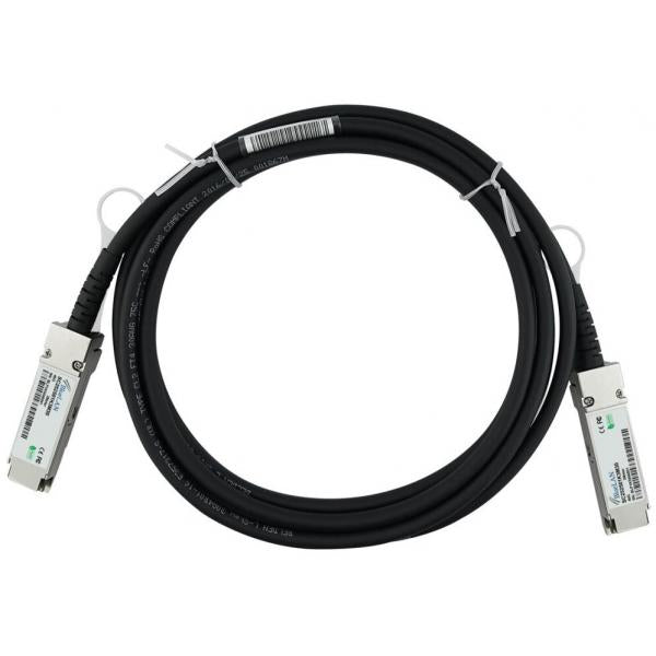BlueOptics OS6560-CBL-300-BL cavo InfiniBand 3 m QSFP Corallo, Argento