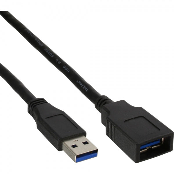 InLine 4043718153725 cavo USB 1,5 m USB 3.2 Gen 1 (3.1 Gen 1) USB A Nero