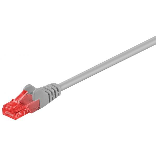 Goobay 93670 cavo di rete Grigio 1,5 m Cat6 U/UTP (UTP)