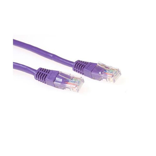 ACT IB1700 cavo di rete Porpora 0,5 m Cat6