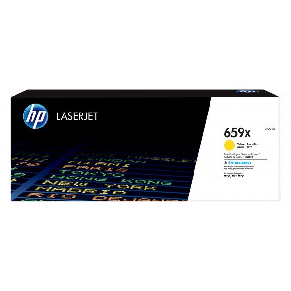 HP LaserJet Cartuccia toner giallo originale 659X ad alta capacità