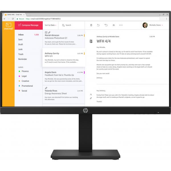 HP P24h G4 60,5 cm (23.8") 1920 x 1080 Pixel Full HD IPS