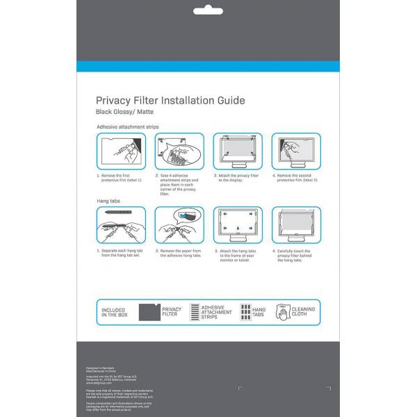 Gearlab GLBB34798334 schermo anti-riflesso Filtro per la privacy senza bordi per display 86,4 cm (34")