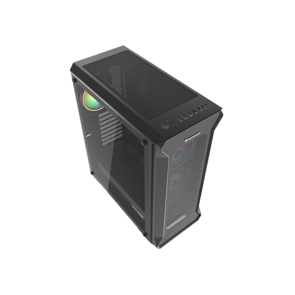 GENESIS Irid 505 ARGB Midi Tower Nero, Trasparente