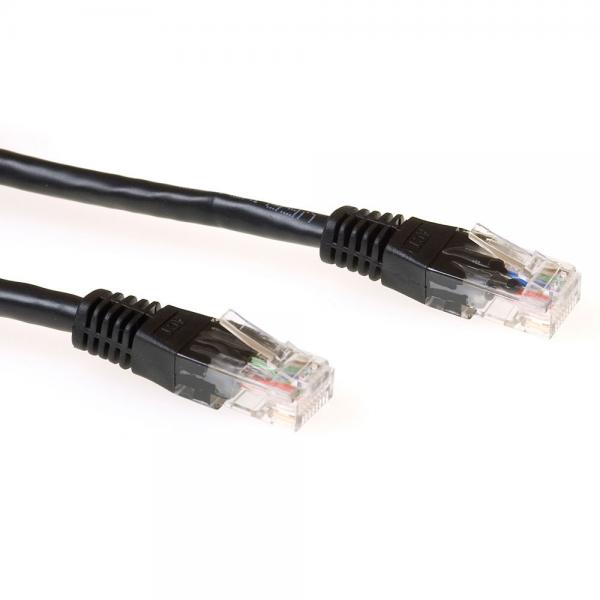 ACT IB8901 cavo di rete Nero 1 m Cat6