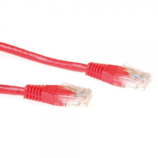 ACT IB8551 cavo di rete Rosso 1,5 m Cat6