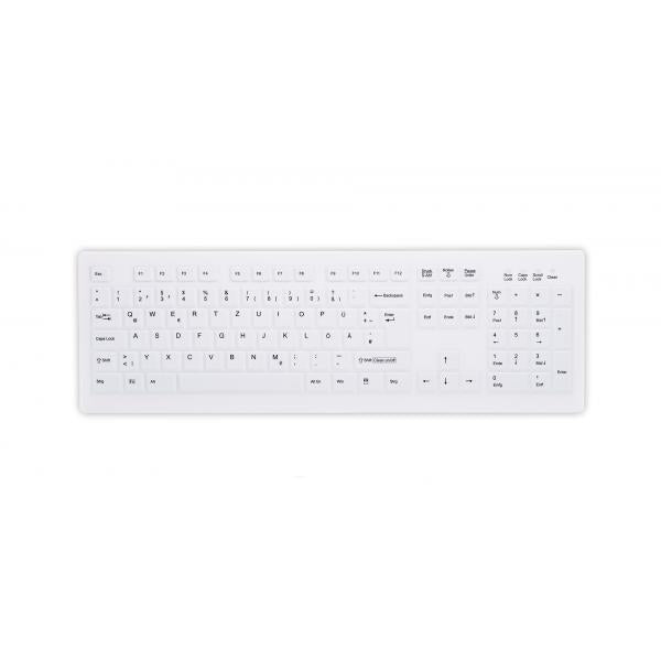 Active Key AK-C8100 tastiera USB QWERTY Inglese US Bianco