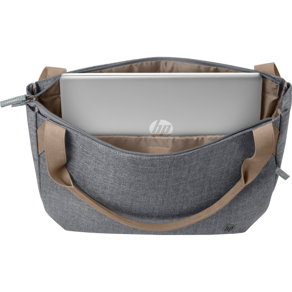HP Renew Tote borsa per notebook 35,6 cm (14") Borsa con caricamento dall'alto Grigio