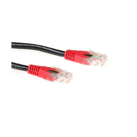 ACT IB8101 cavo di rete Nero 1 m Cat6