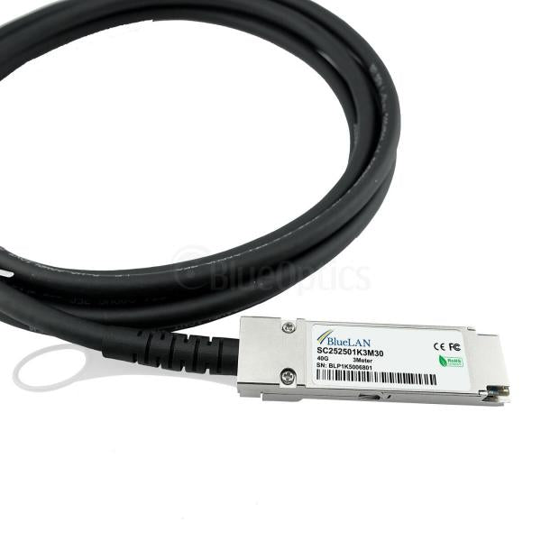 BlueOptics MA-CBL-40G-50CM-BL cavo InfiniBand 0,5 m QSFP Nero