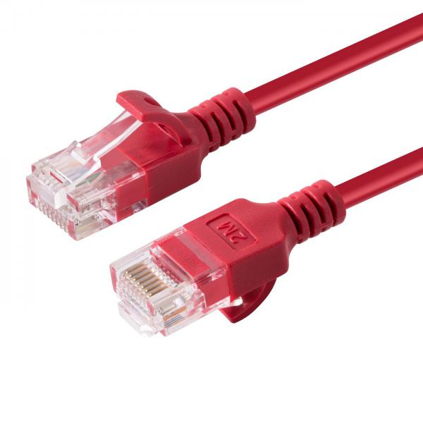 Microconnect W125628032 cavo di rete Rosso 1 m Cat6a U/UTP (UTP)