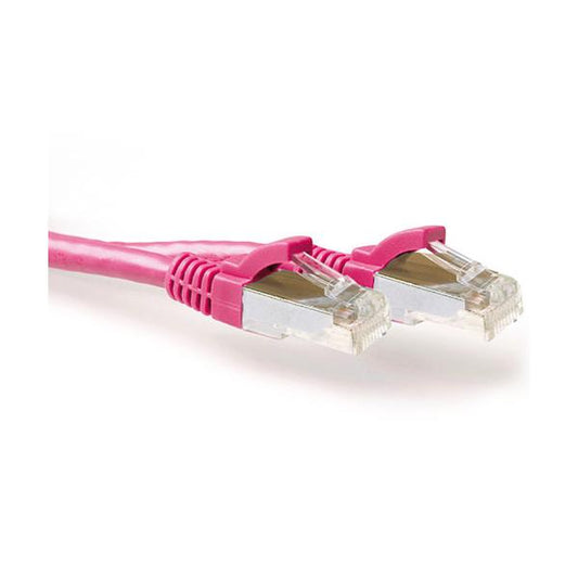 ACT FB2425 cavo di rete Rosa 25 m Cat6a S/FTP (S-STP)