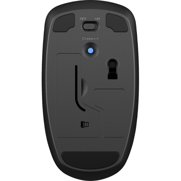 HP X200 mouse Ambidestro RF Wireless Ottico 1600 DPI