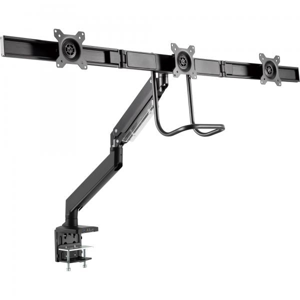 InLine , supporto da tavolo con lift+USB 3.0, per 3 monitor fino a 69cm (27")