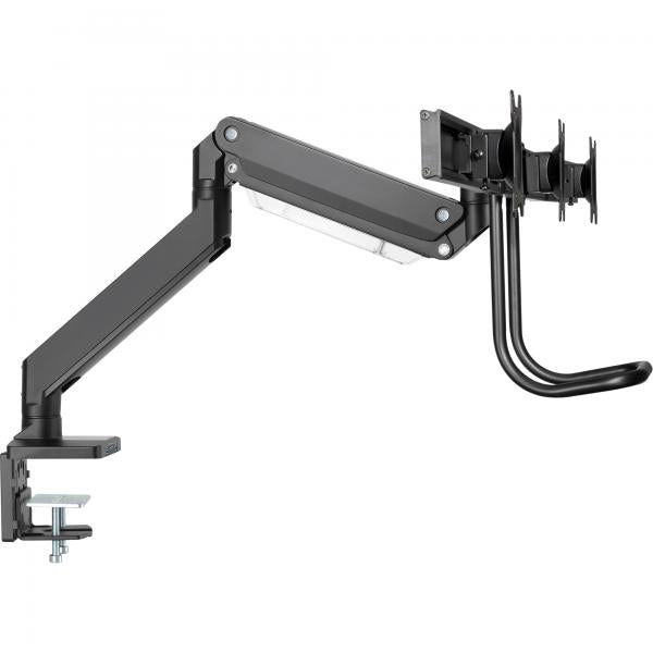 InLine , supporto da tavolo con lift+USB 3.0, per 3 monitor fino a 69cm (27")