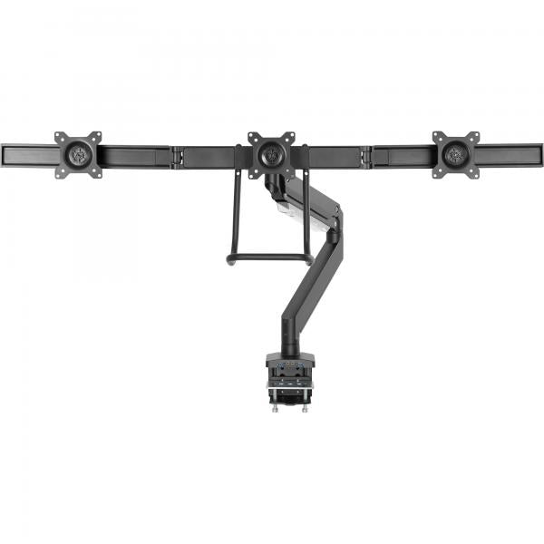 InLine , supporto da tavolo con lift+USB 3.0, per 3 monitor fino a 69cm (27")
