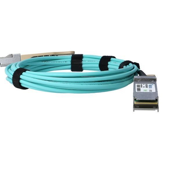 BlueOptics JNP-40G-AOC-30M-BO cavo InfiniBand QSFP Arancione, Argento