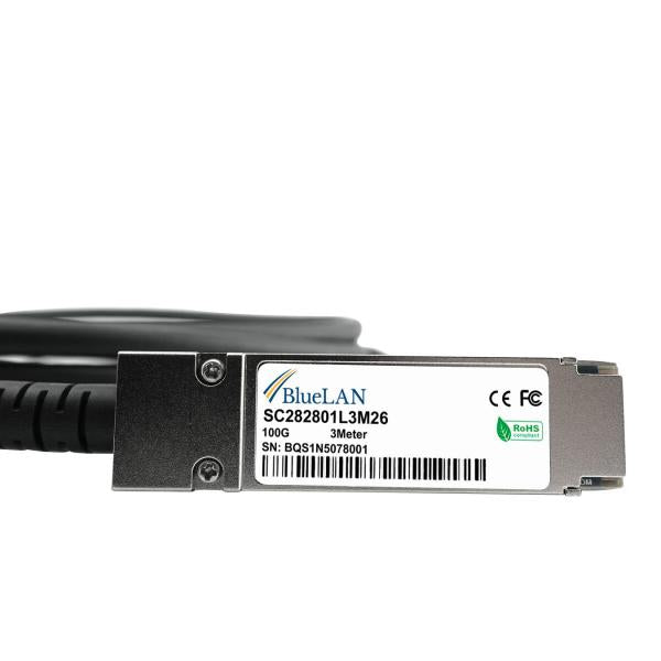BlueOptics JL271A-BL cavo InfiniBand 1 m QSFP28 Nero
