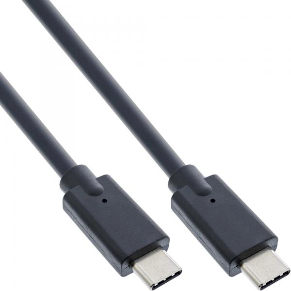 InLine Cavo USB 3.2 Gen.2x2, USB tipo C maschio/maschio, nero, 0,5m
