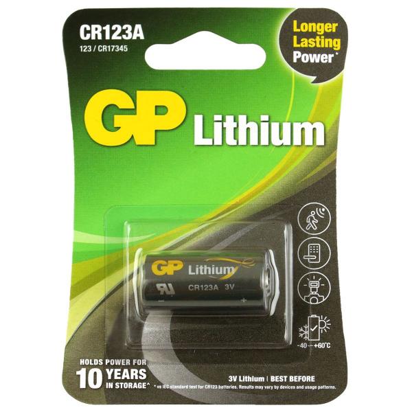 GP Batteries Lithium 070CR123AEC1 batteria per uso domestico Batteria monouso CR123A Litio