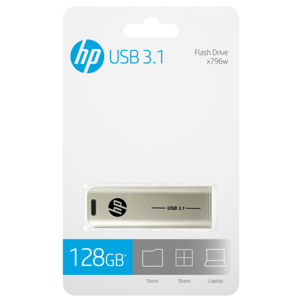 HP x796w unità flash USB 128 GB USB tipo A 3.2 Gen 1 (3.1 Gen 1) Argento