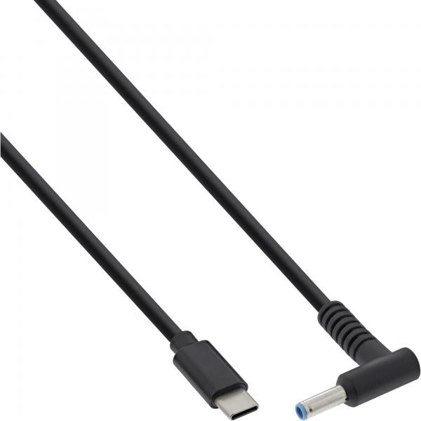InLine Cavo di ricarica USB Type-C ad HP Notebook (rotondo/piccolo), 2m
