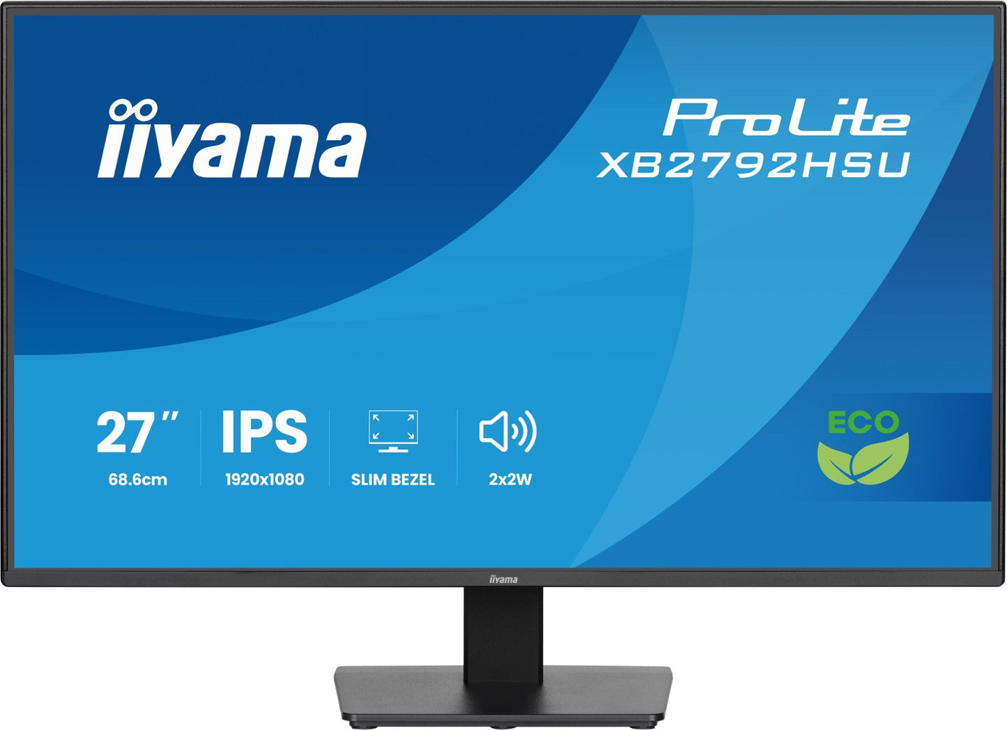 Iiyama ProLite X2792HSU-B1 LED-Monitor 68.6 cm (27 Zoll), schwarz (matt), FullHD, IPS, HDMI, DP, USB-Hub, 120Hz Panel (X2792HSU-B1)