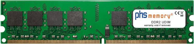PHS-memory 2GB RAM Speicher fr HP Pavilion m7640 DDR2 UDIMM 800MHz PC2-6400U (SP104599)