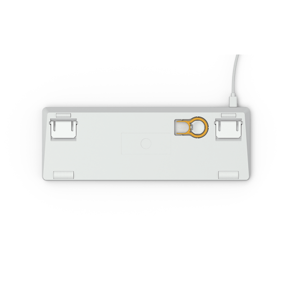 Glorious PC Gaming Race GMMK tastiera USB QWERTY US International Argento, Bianco